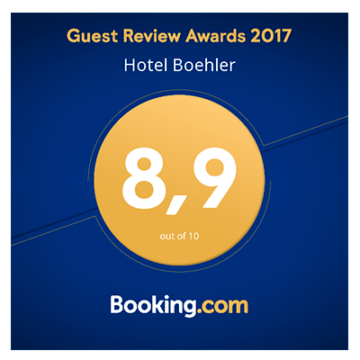 Hotel Böhler - Böblingen - Auszeichnungen - Booking.com - Guest Review Award 2017