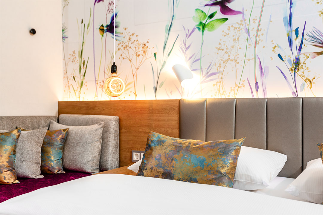 Hotel Böhler Böblingen - Doppelzimmer Bett Details