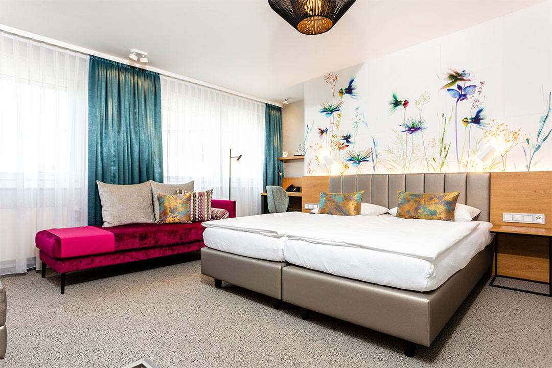 Hotel Böhler Böblingen - Doppelzimmer hell und freundlich
