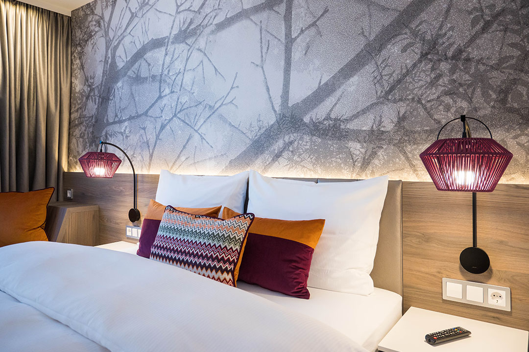 Hotel Böhler Böblingen - Doppelzimmer Bett